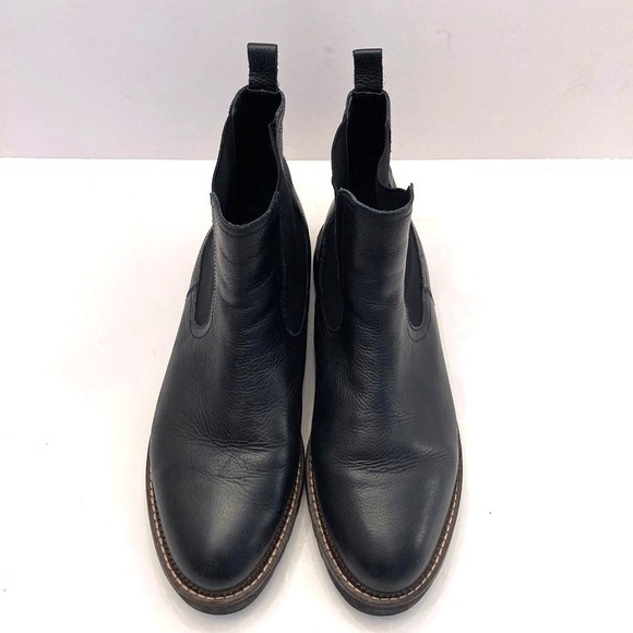 Caslon Miller Water Resistant Lug Chelsea Boot Black Leather Men\'s 13‎ M Shoes main image 6